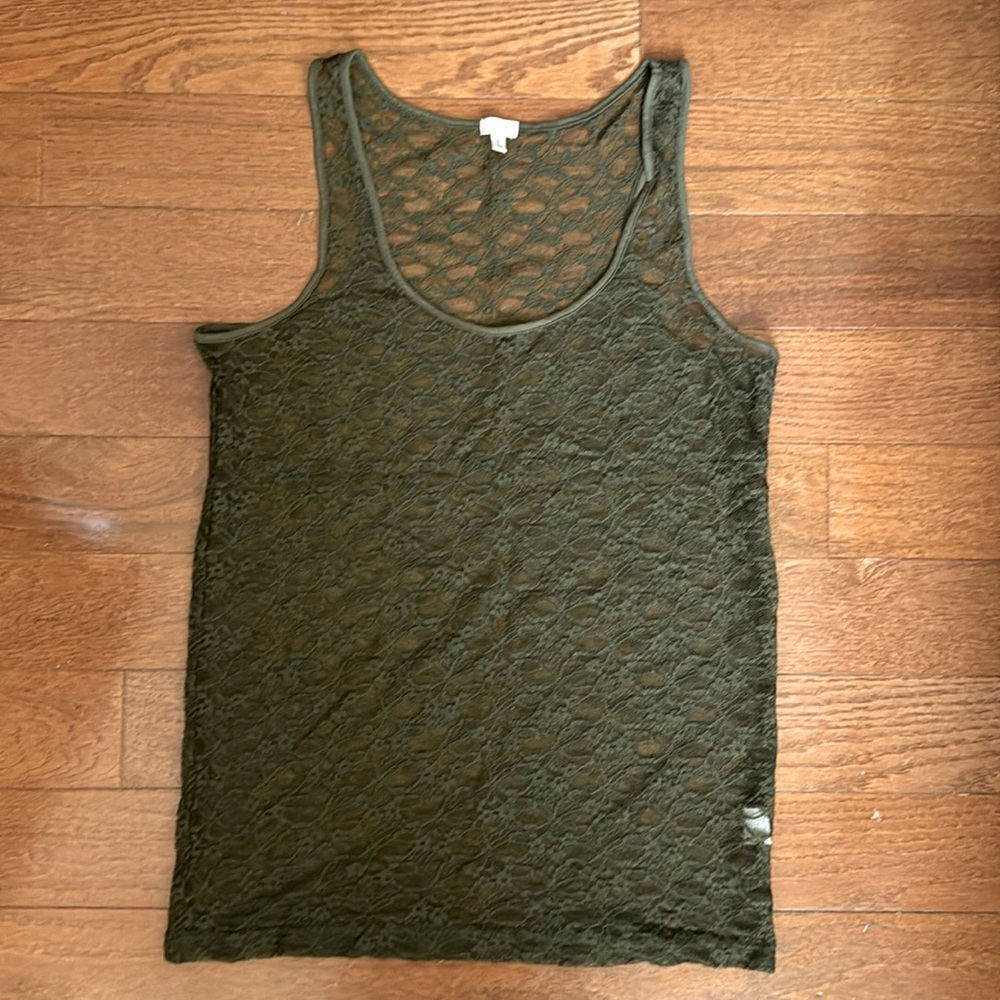 J Crew Lacey Tank Top